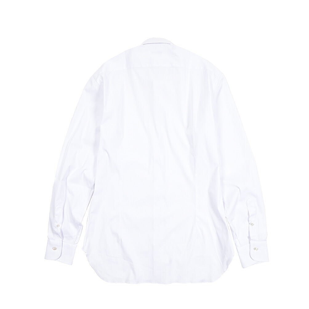 SALE｜BARBA ストレッチコットン ホリゾンタルカラードレスシャツ / cucito a mamo 手縫い仕立て｜435644｜GUARDAROBA MILANO OFFICIAL STORE