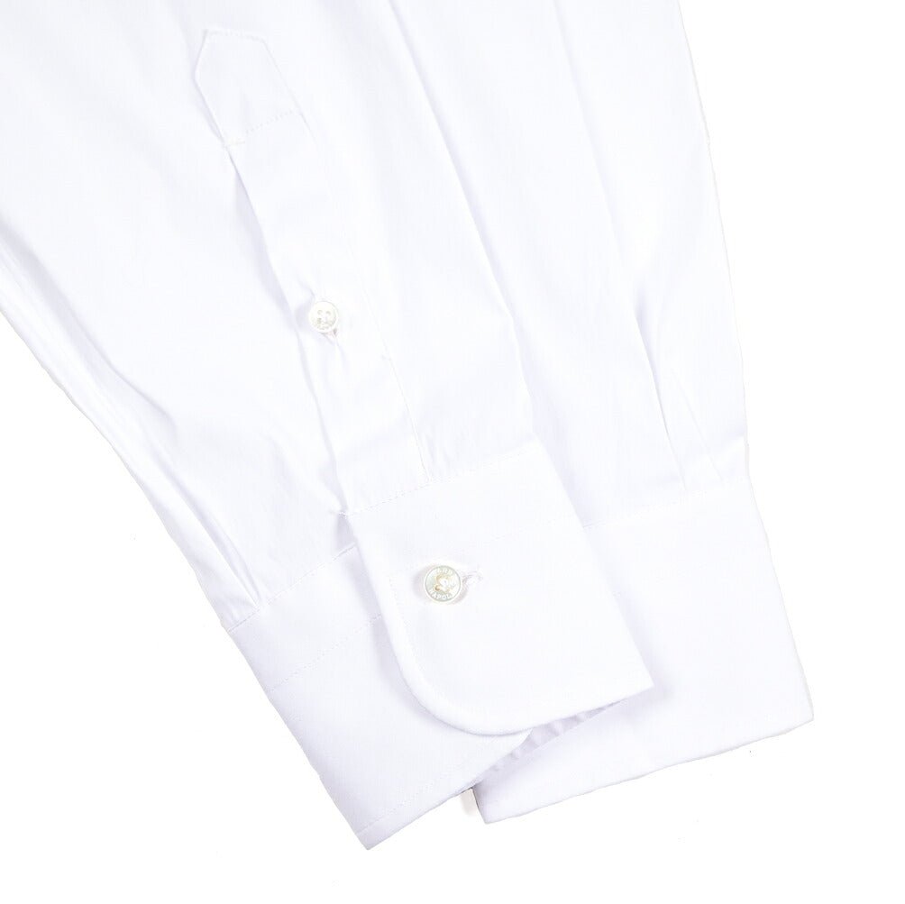 SALE｜BARBA ストレッチコットン ホリゾンタルカラードレスシャツ / cucito a mamo 手縫い仕立て｜435644｜GUARDAROBA MILANO OFFICIAL STORE