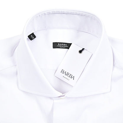 SALE｜BARBA ストレッチコットン ホリゾンタルカラードレスシャツ / cucito a mamo 手縫い仕立て｜435644｜GUARDAROBA MILANO OFFICIAL STORE