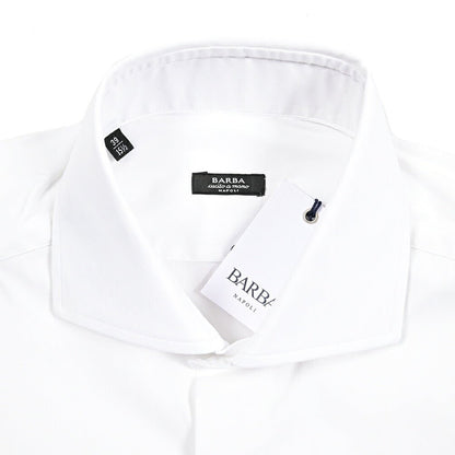 SALE｜BARBA ストレッチコットン ホリゾンタルカラードレスシャツ / cucito a mamo 手縫い仕立て｜435647-39｜GUARDAROBA MILANO OFFICIAL STORE