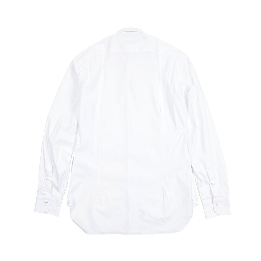 SALE｜BARBA ストレッチコットン ホリゾンタルカラードレスシャツ / cucito a mamo 手縫い仕立て｜435648｜GUARDAROBA MILANO OFFICIAL STORE