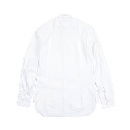 SALE｜BARBA ストレッチコットン ホリゾンタルカラードレスシャツ / cucito a mamo 手縫い仕立て｜435648｜GUARDAROBA MILANO OFFICIAL STORE