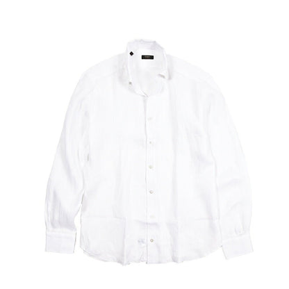 SALE｜BARBA CULTO リネン100% スキッパーカラーシャツ 開襟シャツ｜435697｜GUARDAROBA MILANO OFFICIAL STORE