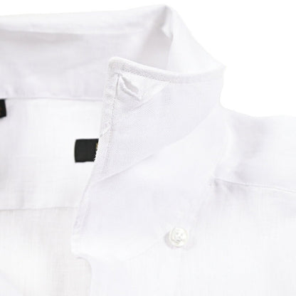 SALE｜BARBA CULTO リネン100% スキッパーカラーシャツ 開襟シャツ｜435697｜GUARDAROBA MILANO OFFICIAL STORE