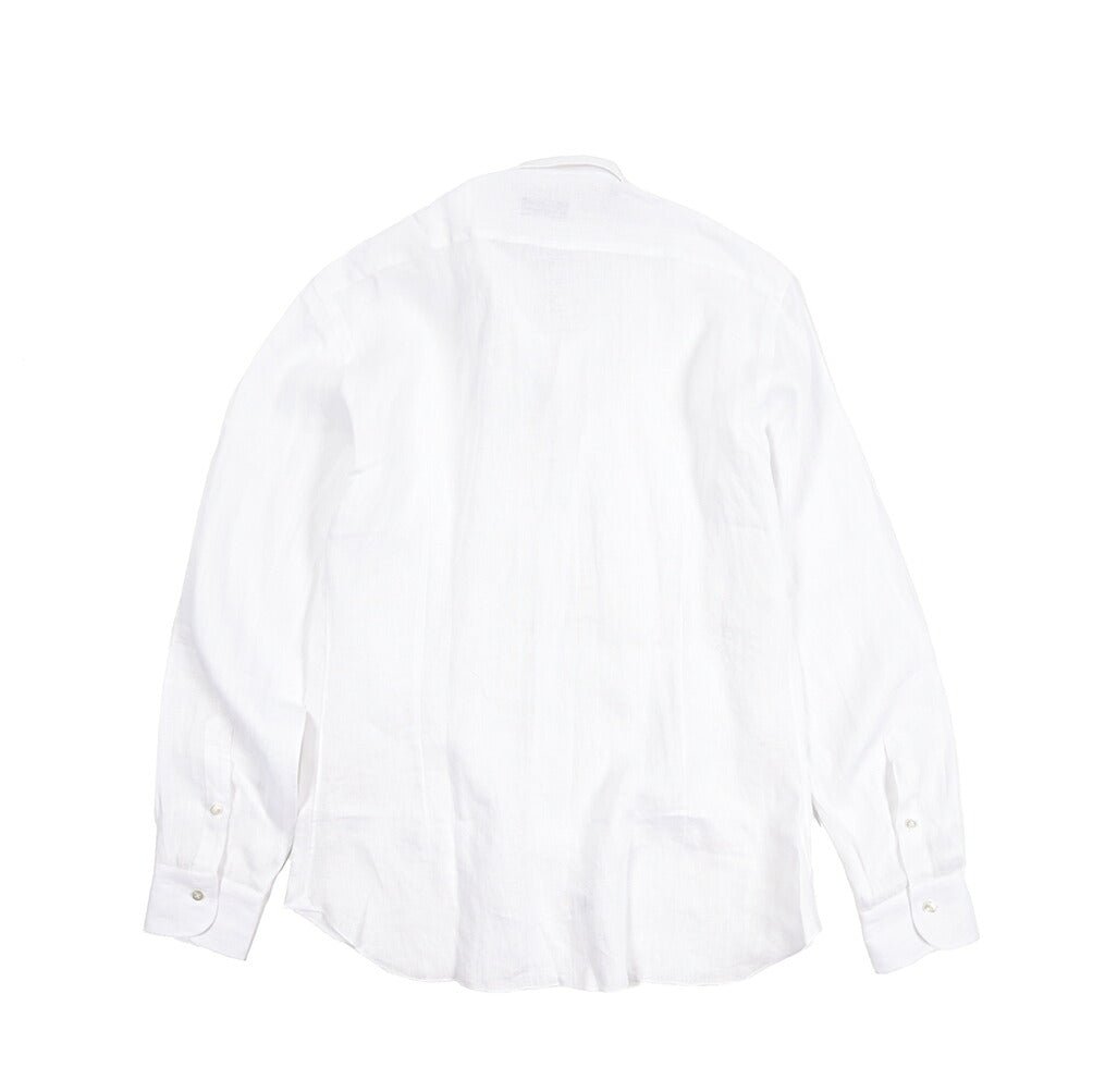SALE｜BARBA CULTO リネン100% スキッパーカラーシャツ 開襟シャツ｜435697｜GUARDAROBA MILANO OFFICIAL STORE