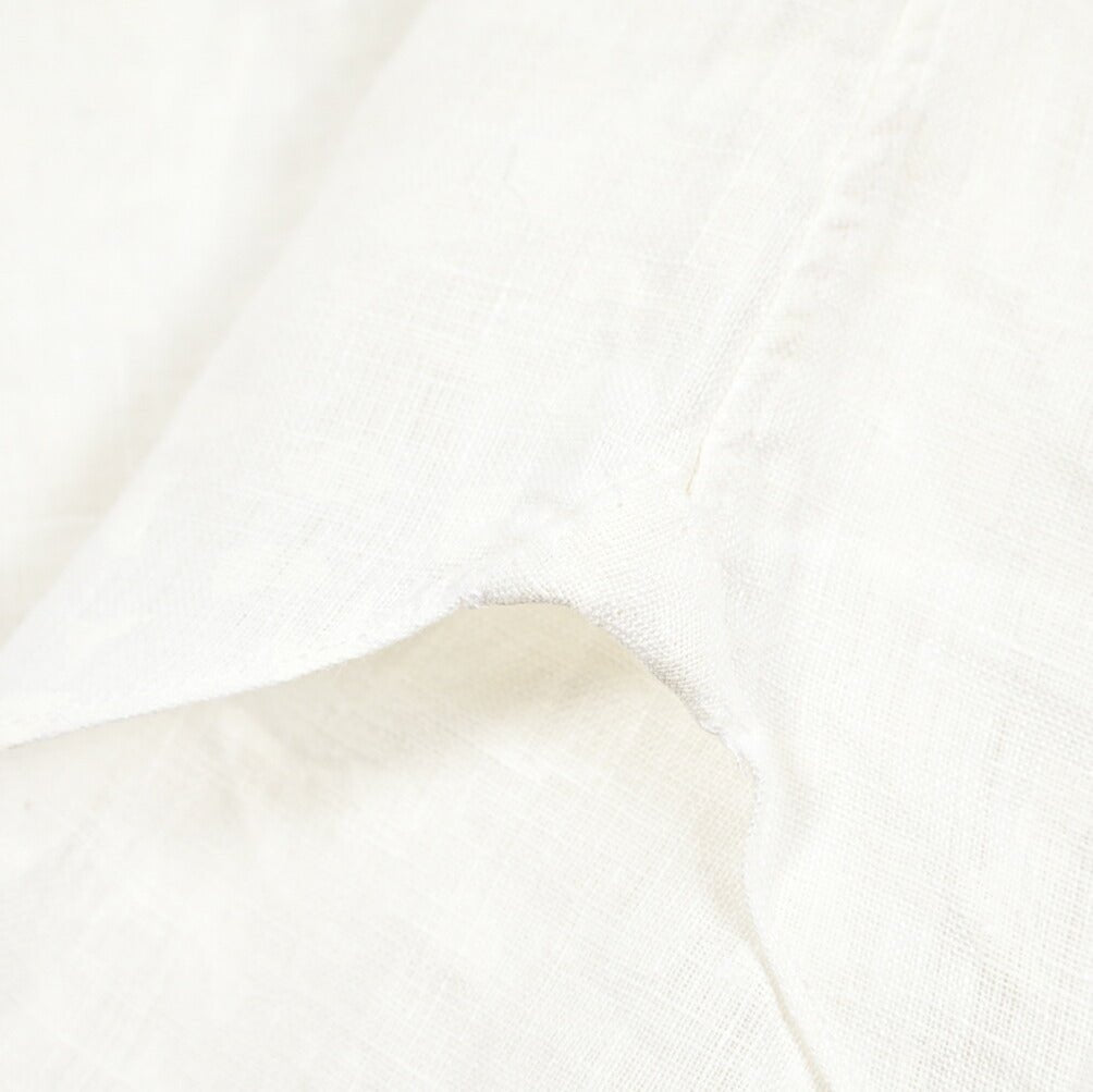 SALE｜BARBA CULTO リネン100% スキッパーカラーシャツ 開襟シャツ｜435698｜GUARDAROBA MILANO OFFICIAL STORE