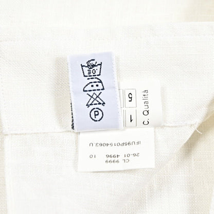 SALE｜BARBA CULTO リネン100% スキッパーカラーシャツ 開襟シャツ｜435698｜GUARDAROBA MILANO OFFICIAL STORE