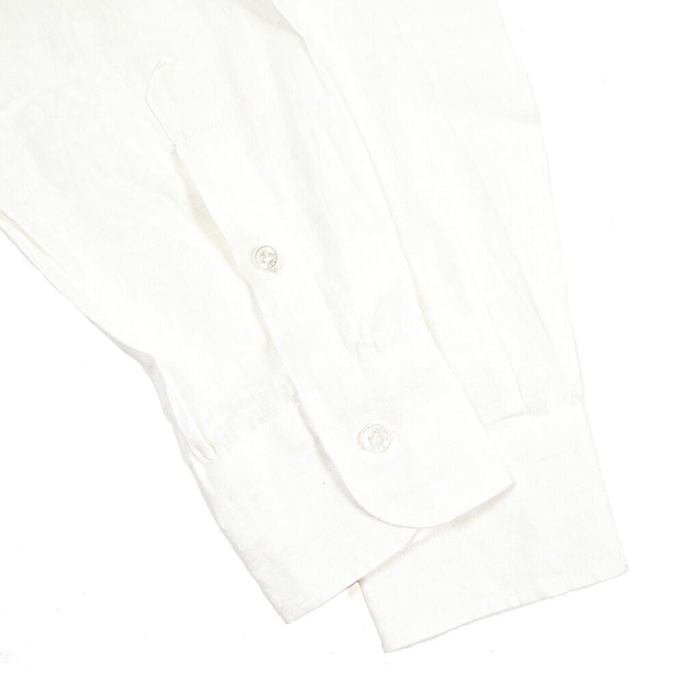 SALE｜BARBA CULTO リネン100% スキッパーカラーシャツ 開襟シャツ｜435698｜GUARDAROBA MILANO OFFICIAL STORE