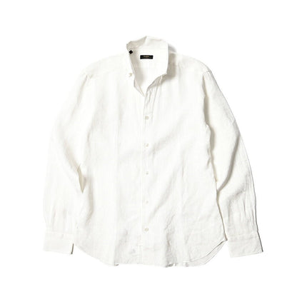 SALE｜BARBA CULTO リネン100% スキッパーカラーシャツ 開襟シャツ｜435701｜GUARDAROBA MILANO OFFICIAL STORE