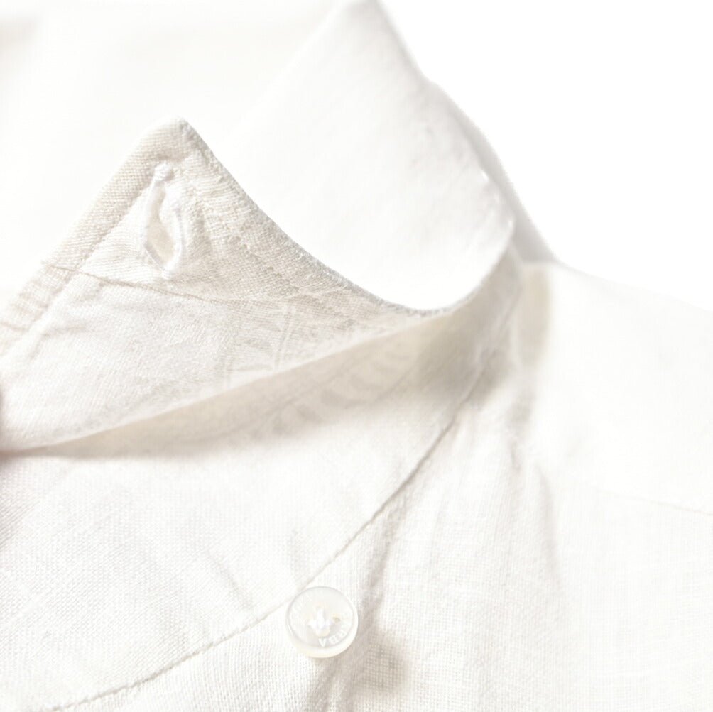 SALE｜BARBA CULTO リネン100% スキッパーカラーシャツ 開襟シャツ｜435701｜GUARDAROBA MILANO OFFICIAL STORE