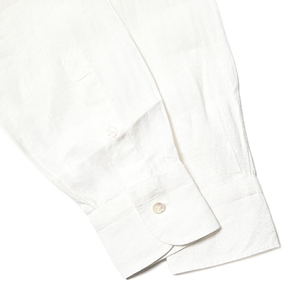 SALE｜BARBA CULTO リネン100% スキッパーカラーシャツ 開襟シャツ｜435701｜GUARDAROBA MILANO OFFICIAL STORE