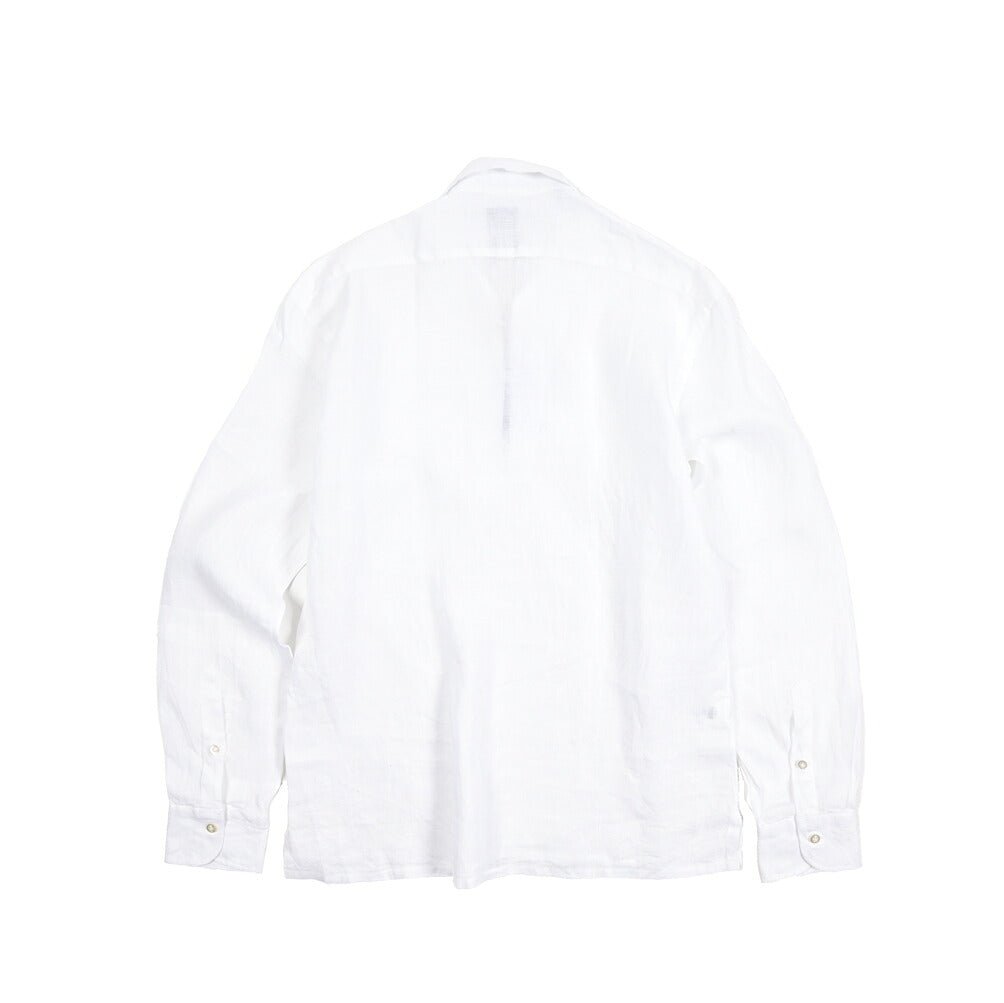 SALE｜BARBA DANDYLIFE The Vintage Shirt リネン100% プルオーバースキッパーカラーシャツ｜435693-39｜GUARDAROBA MILANO OFFICIAL STORE