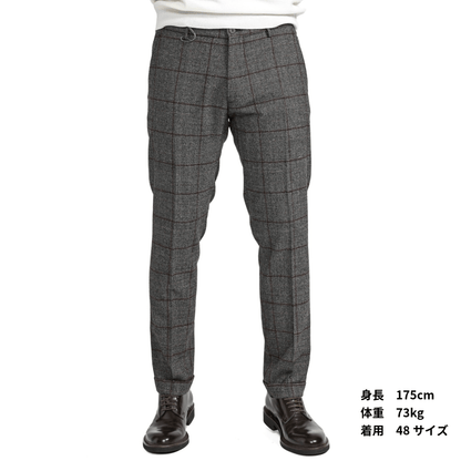 SALE｜BERWICH ヴァージンウール100％ ノータックスラックス｜412035 - 46｜GUARDAROBA MILANO OFFICIAL STORE