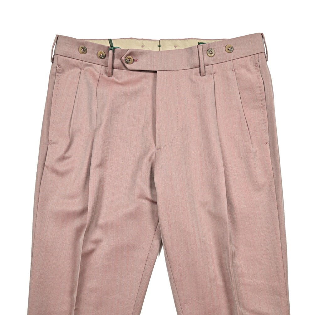 SALE｜BERWICH "BARBER" ヴァージンウール100% ツータックスラックス(ソラーロ)｜422033 - 52｜GUARDAROBA MILANO OFFICIAL STORE