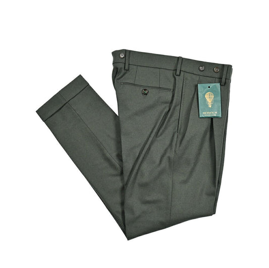 SALE｜BERWICH BARBER ウール100% ツータックスラックス｜414350｜GUARDAROBA MILANO OFFICIAL STORE