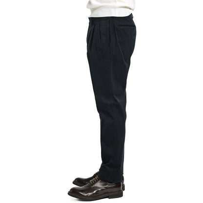 SALE｜BERWICH BARBER ストレッチコットン ツータックチノスラックス｜412027 - 48｜GUARDAROBA MILANO OFFICIAL STORE