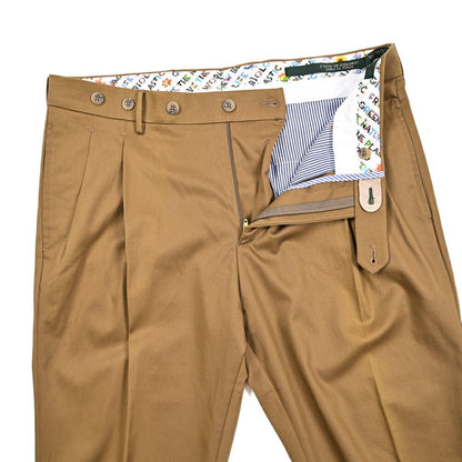 SALE｜BERWICH "BARBER" ストレッチコットン ツータックスラックス｜424925 - 46｜GUARDAROBA MILANO OFFICIAL STORE