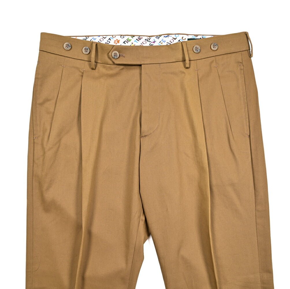 SALE｜BERWICH "BARBER" ストレッチコットン ツータックスラックス｜424925 - 46｜GUARDAROBA MILANO OFFICIAL STORE