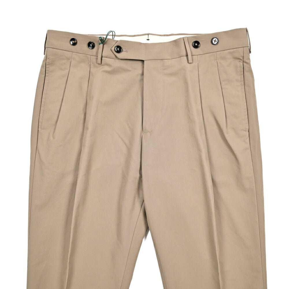 SALE｜BERWICH "BARBER" コットンナイロン ツータックパンツ｜425296 - 46｜GUARDAROBA MILANO OFFICIAL STORE
