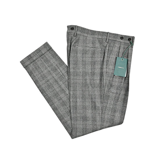 SALE｜BERWICH "BARBER LONG" ヴァージンウール100% ツータックスラックス｜433267-46｜GUARDAROBA MILANO OFFICIAL STORE