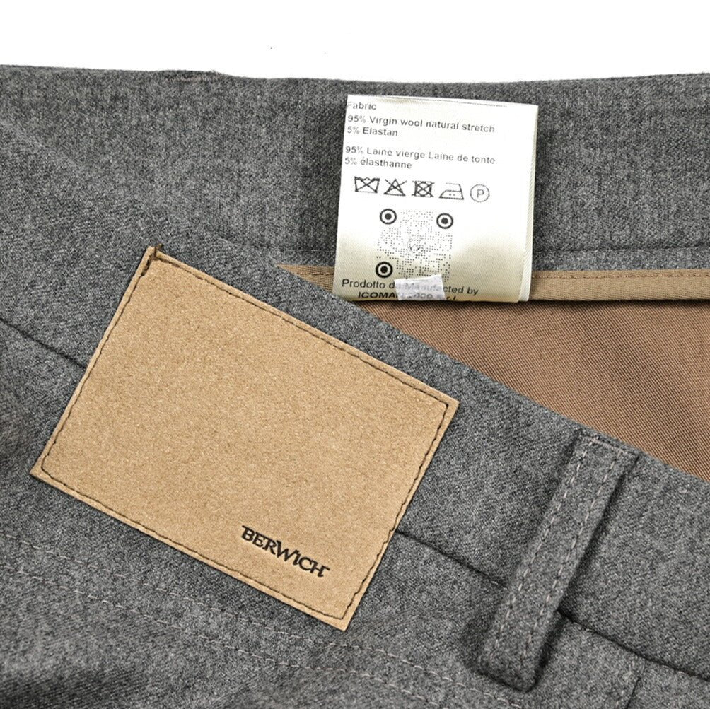 SALE｜BERWICH "BAROLO 185" ストレッチウール 5ポケットスリムパンツ｜433377-46｜GUARDAROBA MILANO OFFICIAL STORE