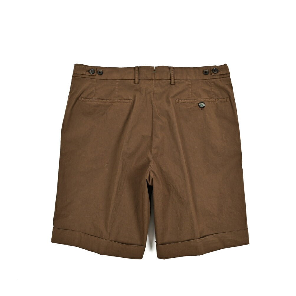SALE｜BERWICH BER_MUDA 1P ストレッチコットン ワンタックバミューダショーツ｜422308 - XS｜GUARDAROBA MILANO OFFICIAL STORE