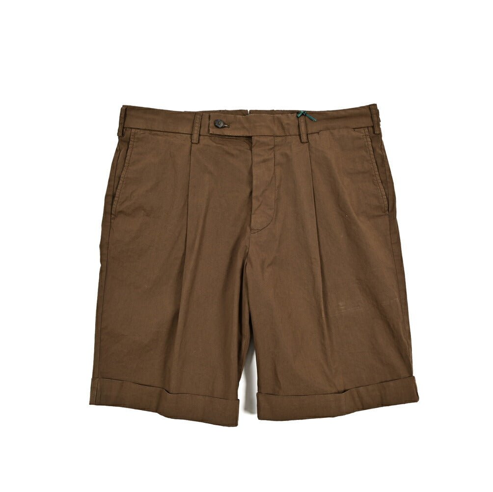 SALE｜BERWICH BER_MUDA 1P ストレッチコットン ワンタックバミューダショーツ｜422308 - XS｜GUARDAROBA MILANO OFFICIAL STORE