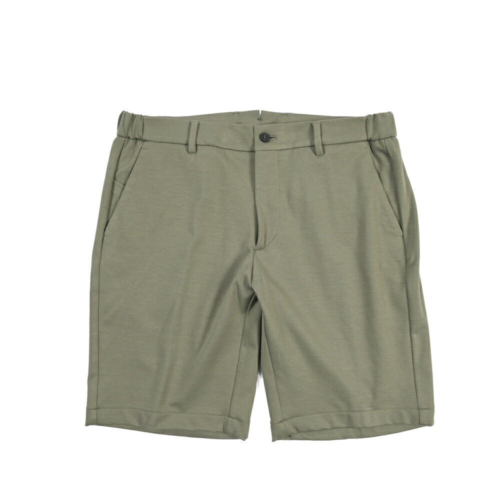 SALE｜BERWICH “BERMUDA ELAX” ストレッチナイロン ジャージーショーツ カーキグリーン(army) 50 | GUARDAROBA MILANO OFFICIAL STORE