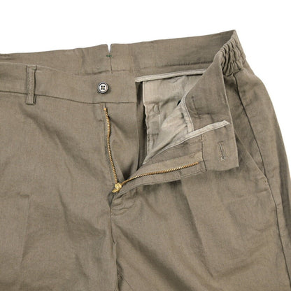 SALE｜BERWICH “BERMUDA ELAX-GD” リネン混コットン ストレッチショーツ カーキグリーン(fango480) 46 | GUARDAROBA MILANO OFFICIAL STORE