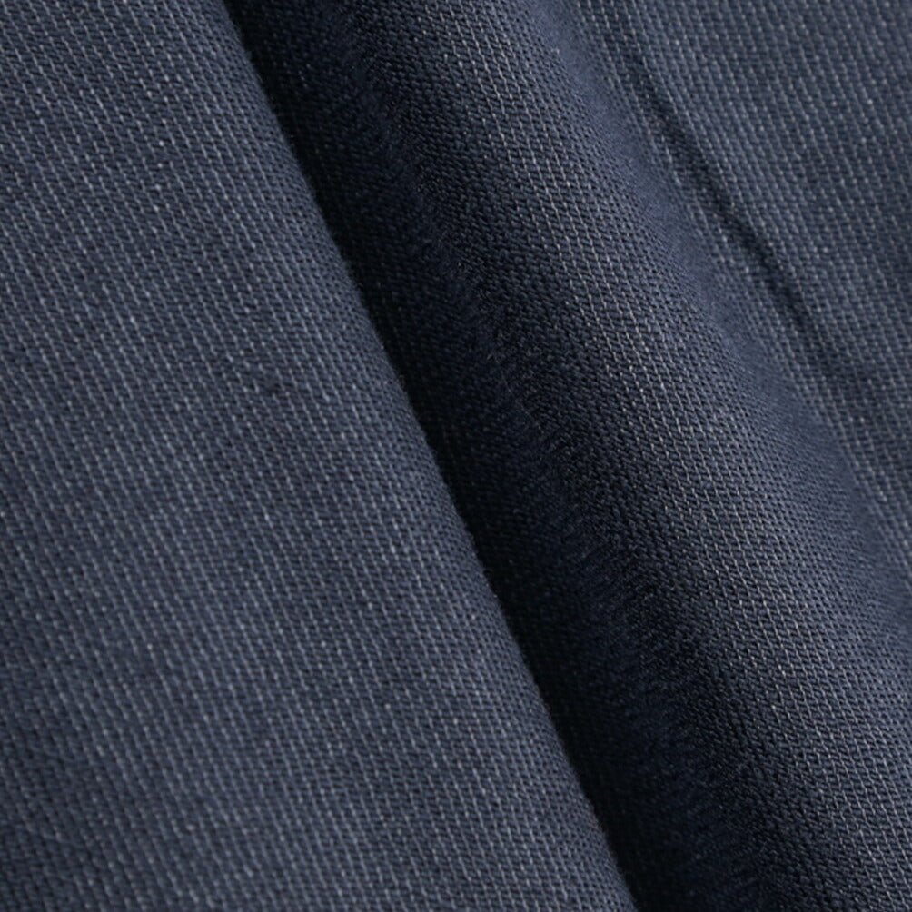 SALE｜BERWICH “BERMUDA ELAX-GD” リネン混コットン ストレッチショーツ ネイビー 46 | GUARDAROBA MILANO OFFICIAL STORE