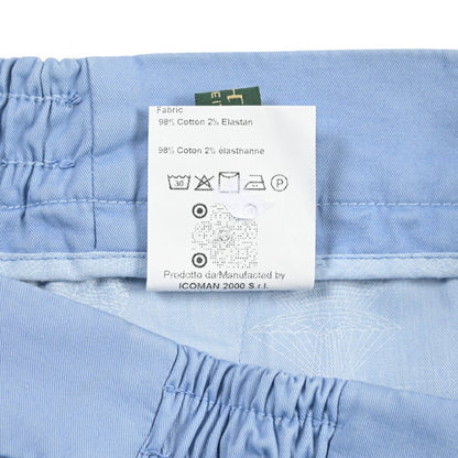 SALE｜BERWICH “BERMUDA ELAX-GD” ストレッチコットン ノータックショーツ ブルー(azzurro213) 54 | GUARDAROBA MILANO OFFICIAL STORE