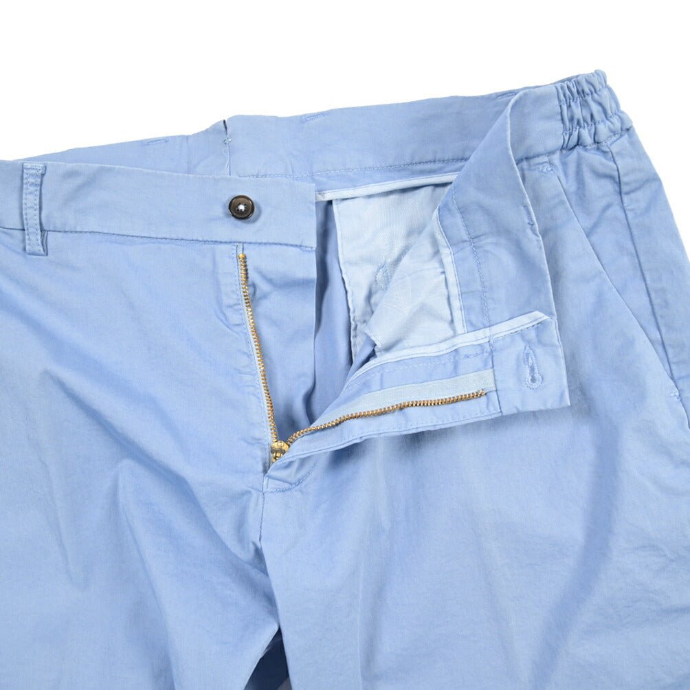SALE｜BERWICH “BERMUDA ELAX-GD” ストレッチコットン ノータックショーツ ブルー(azzurro213) 54 | GUARDAROBA MILANO OFFICIAL STORE
