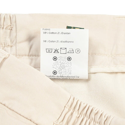 SALE｜BERWICH “BERMUDA ELAX-GD” ストレッチコットン ノータックショーツ オフホワイト(latte802) 54 | GUARDAROBA MILANO OFFICIAL STORE