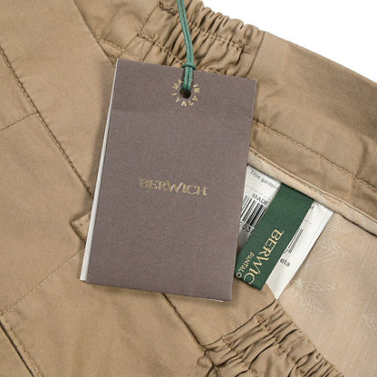 SALE｜BERWICH “BERMUDA ELAX-GD” ストレッチコットン ノータックショーツ ブラウン(noce724) 54 | GUARDAROBA MILANO OFFICIAL STORE