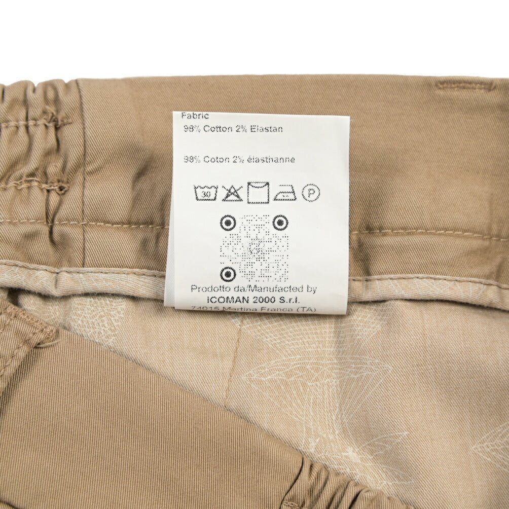 SALE｜BERWICH “BERMUDA ELAX-GD” ストレッチコットン ノータックショーツ ブラウン(noce724) 54 | GUARDAROBA MILANO OFFICIAL STORE