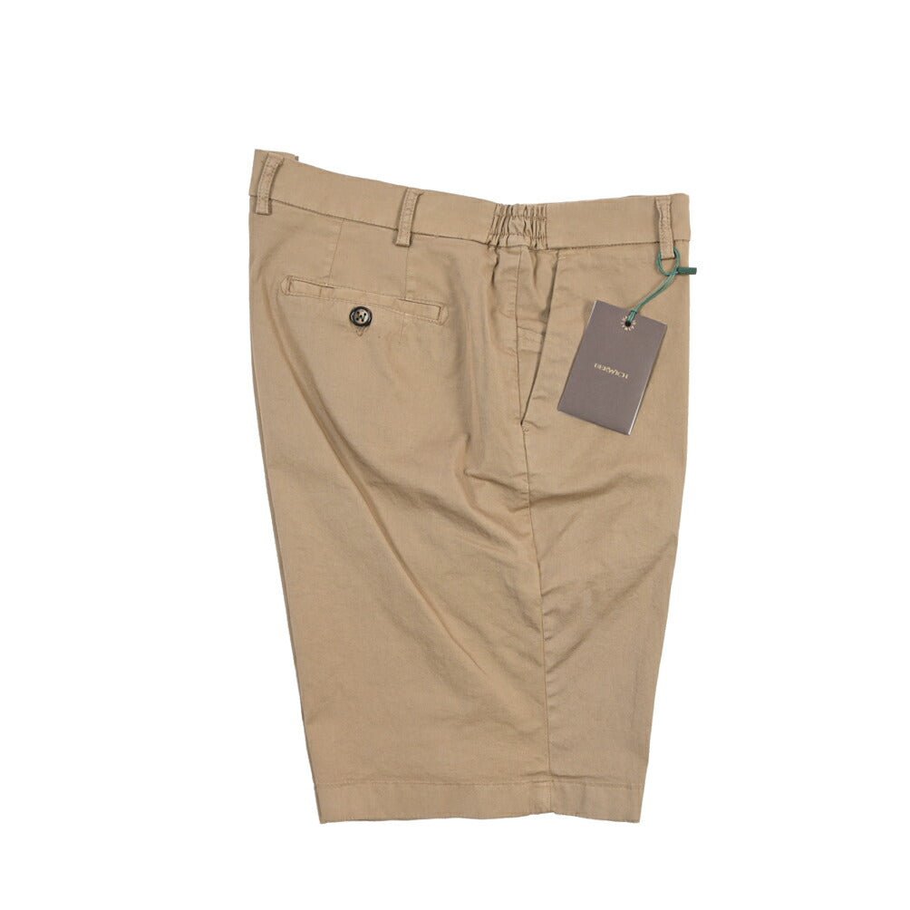 SALE｜BERWICH “BERMUDA ELAX-GD” ストレッチコットン ノータックショーツ ブラウン(noce724) 54 | GUARDAROBA MILANO OFFICIAL STORE