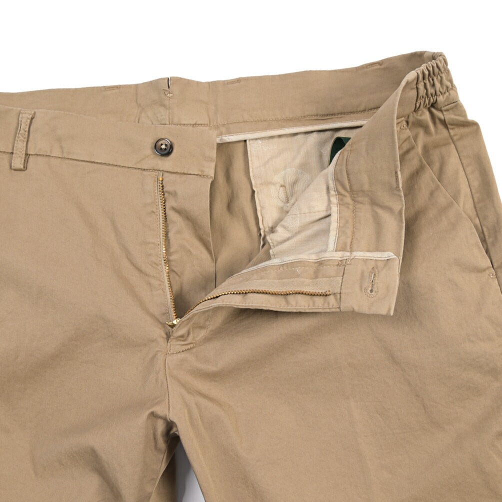 SALE｜BERWICH “BERMUDA ELAX-GD” ストレッチコットン ノータックショーツ ブラウン(noce724) 54 | GUARDAROBA MILANO OFFICIAL STORE