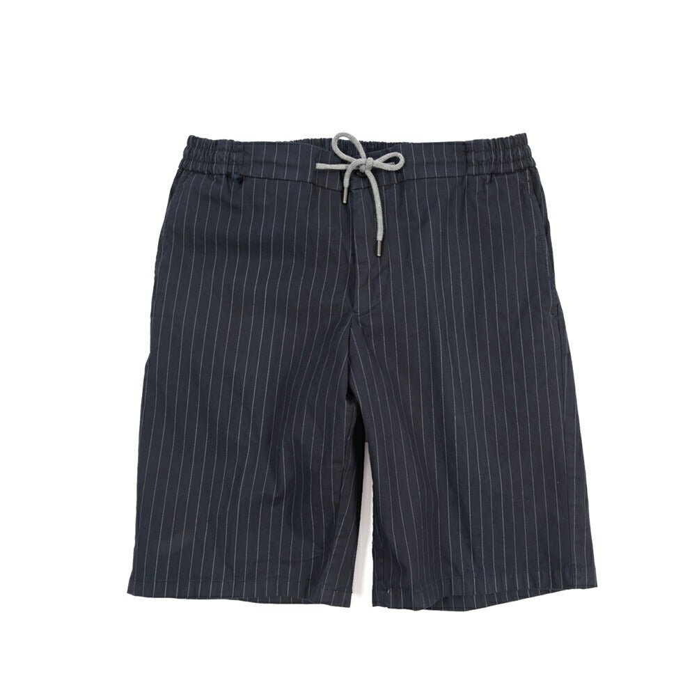 SALE｜BERWICH “BERMUDA JOGGER” ストレッチコットン ノータックショーツ ネイビー(navy665) S | GUARDAROBA MILANO OFFICIAL STORE