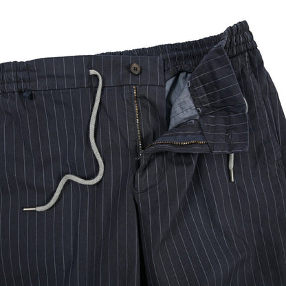 SALE｜BERWICH “BERMUDA JOGGER” ストレッチコットン ノータックショーツ ネイビー(navy665) S | GUARDAROBA MILANO OFFICIAL STORE