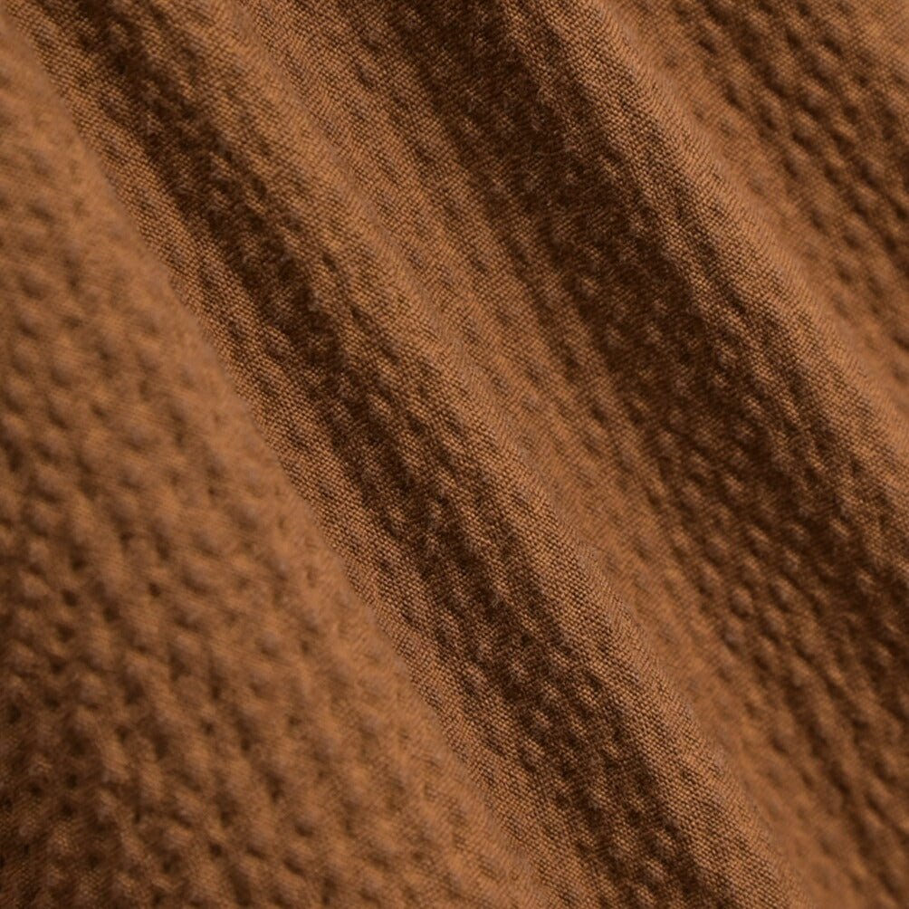 SALE｜BERWICH “BERMUDA JOGGER” ストレッチコットン シアサッカーショーツ ブラウン(brown) L | GUARDAROBA MILANO OFFICIAL STORE