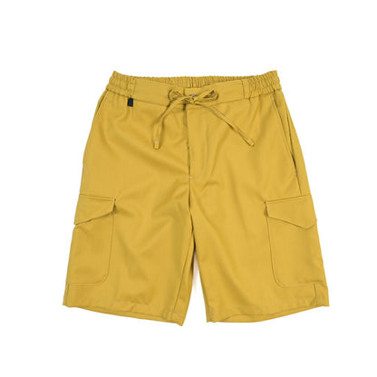 SALE｜BERWICH “BERMUDA SAFARI” ウール100% ノータックショーツ イエロー(yellow) XS | GUARDAROBA MILANO OFFICIAL STORE