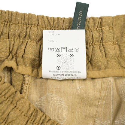 SALE｜BERWICH “BERMUDA SAFARI” リネン100% ノータックショーツ ベージュ(beige591) XS | GUARDAROBA MILANO OFFICIAL STORE