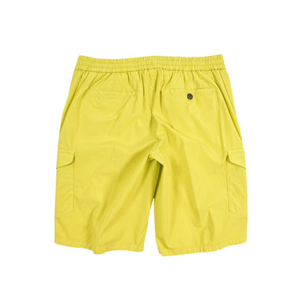 SALE｜BERWICH “BERMUDA SAFARI-GD” リネン混コットン ストレッチショーツ イエロー(cedro3945) M | GUARDAROBA MILANO OFFICIAL STORE