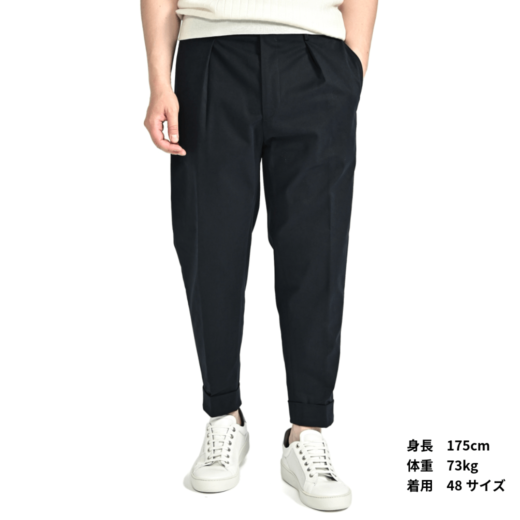 SALE｜BERWICH CHIAIA ストレッチコットン ノータックスラックス｜421655 - 42｜GUARDAROBA MILANO OFFICIAL STORE