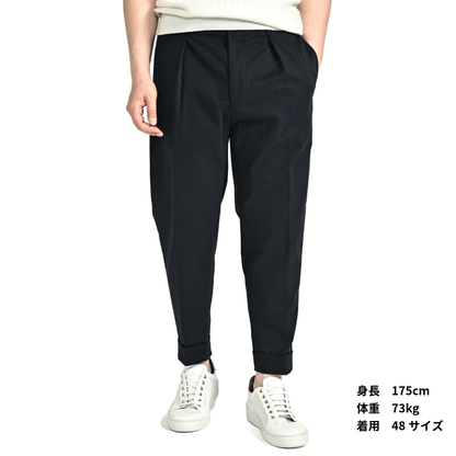 SALE｜BERWICH CHIAIA ストレッチコットン ノータックスラックス｜421655 - 42｜GUARDAROBA MILANO OFFICIAL STORE