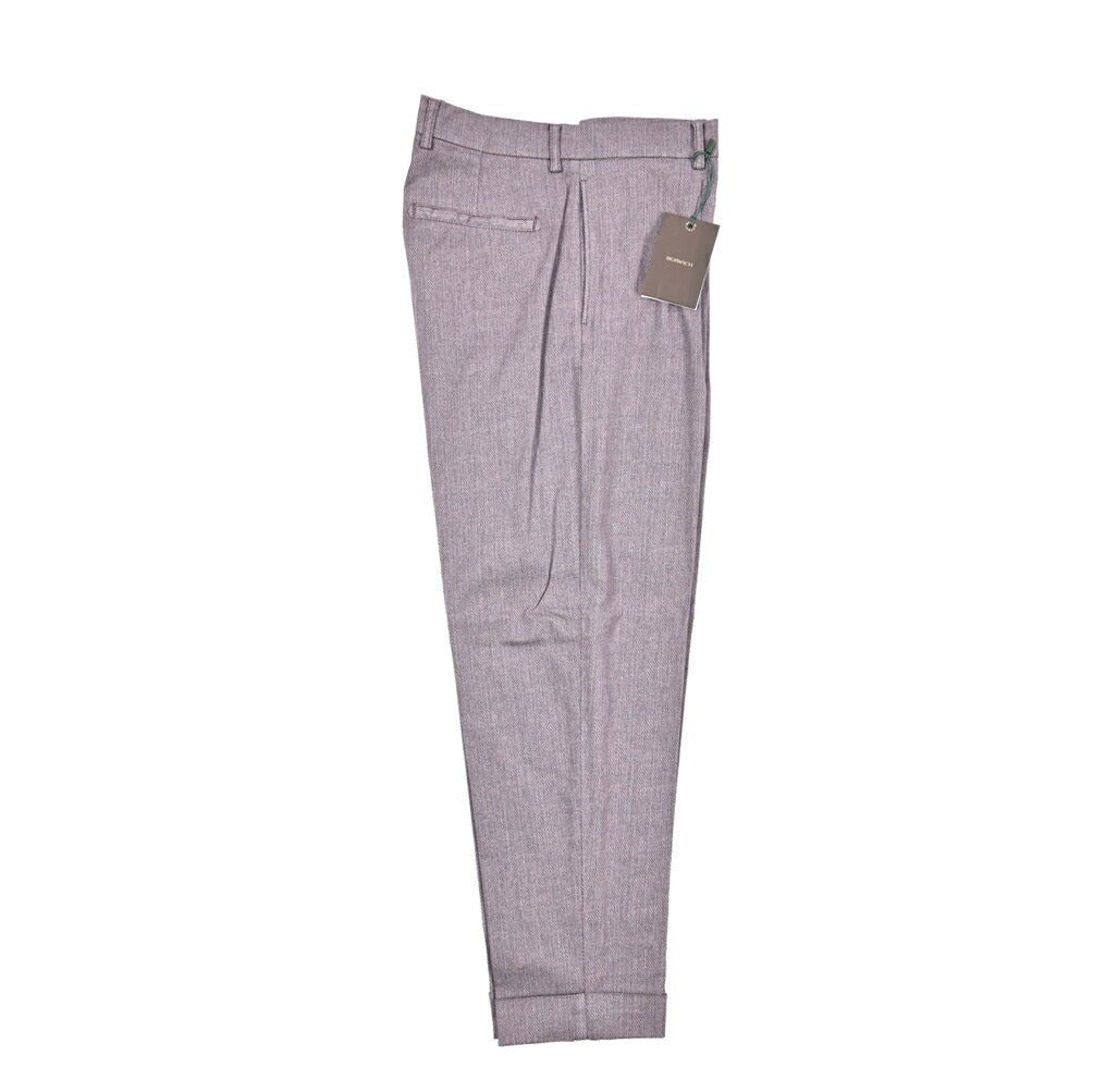 SALE｜BERWICH "CHIAIA" ストレッチコットン ワンタックスラックス｜425389 - 48｜GUARDAROBA MILANO OFFICIAL STORE