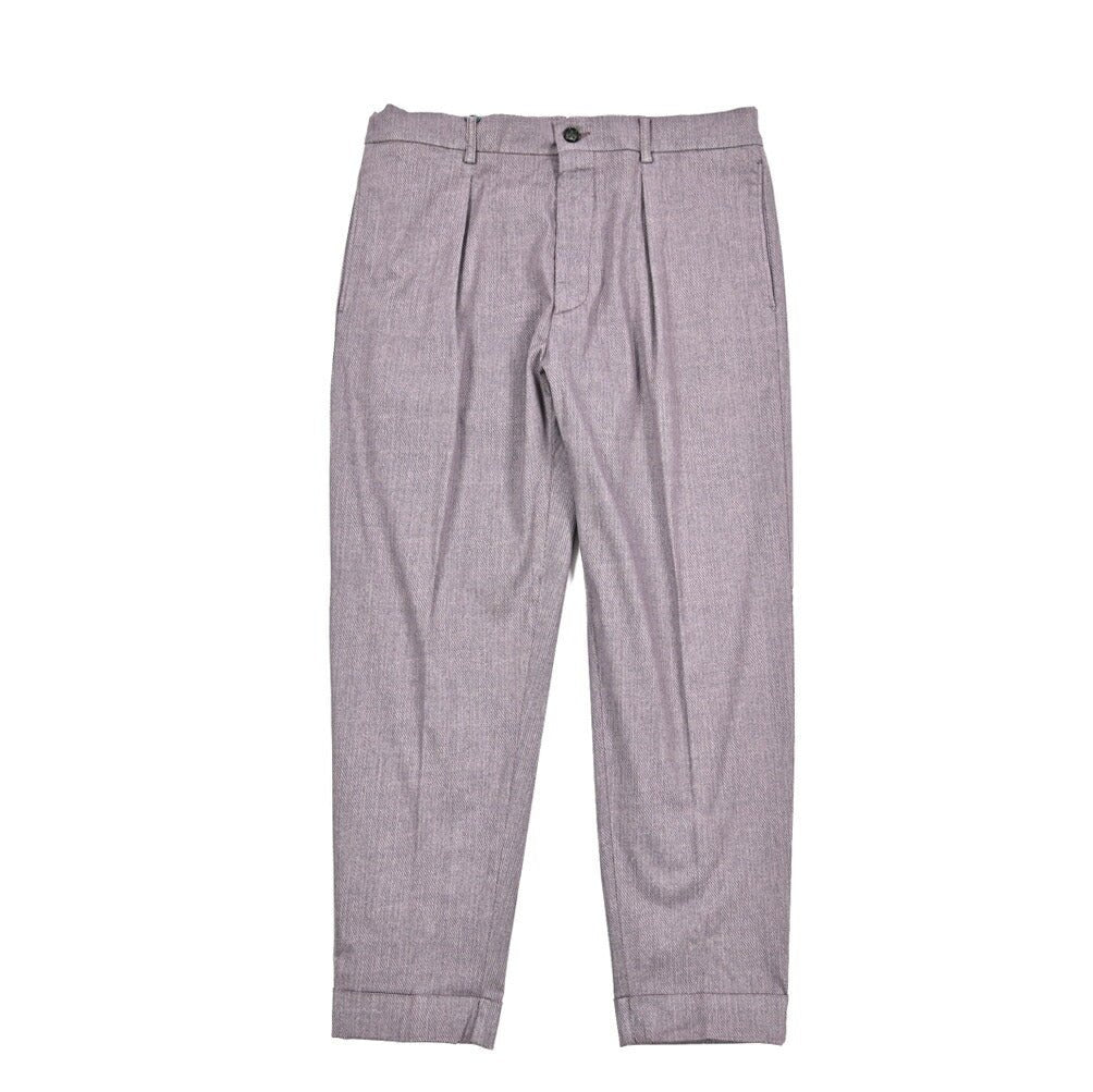 SALE｜BERWICH "CHIAIA" ストレッチコットン ワンタックスラックス｜425389 - 48｜GUARDAROBA MILANO OFFICIAL STORE
