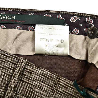 SALE｜BERWICH MORELLO ヴァージンウール100% ノータックスラックス｜GUARDAROBA MILANO OFFICIAL STORE