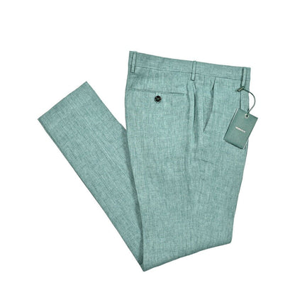 SALE｜BERWICH "MORELLO" リネン100% ワンタックスリムスラックス｜421848 - 46｜GUARDAROBA MILANO OFFICIAL STORE