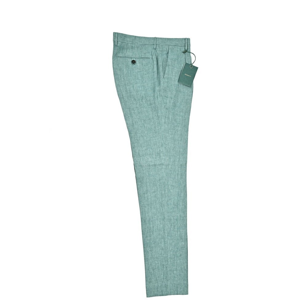 SALE｜BERWICH "MORELLO" リネン100% ワンタックスリムスラックス｜421848 - 46｜GUARDAROBA MILANO OFFICIAL STORE